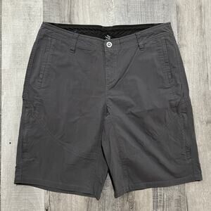 Kuhl Shorts Womens Pockets Snap Lightweight Outdoors Hiking Gray Casual Trek 16